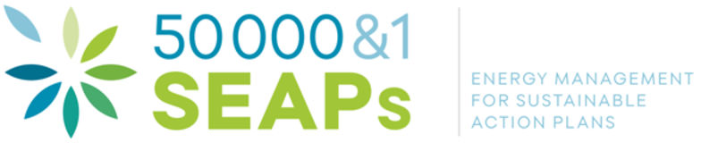 An illustration of the 50,000 and 1 SEAPs logo