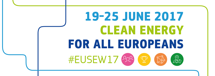 Picture of flyer for the EU Sustainable Energy Week from 19-25th of June, 2017